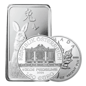 silver coins bars